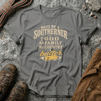 Ways of the Southerner God Family Country Butter T-Shirt