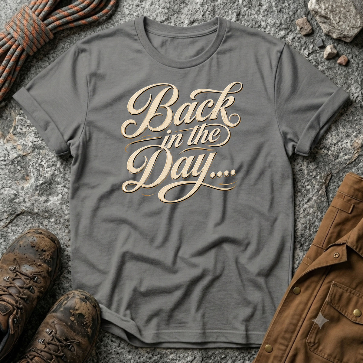 Back in the day script T-Shirt