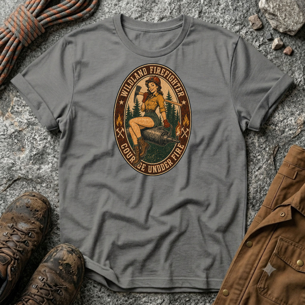 Wildland Firefighters Pin-up T-Shirt