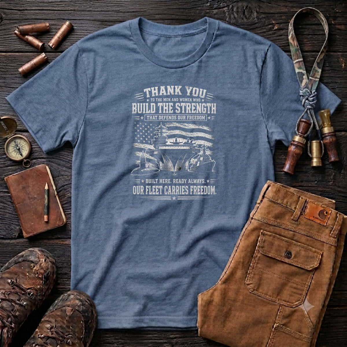 Freedom - Thank you Shipbuilders T-Shirt