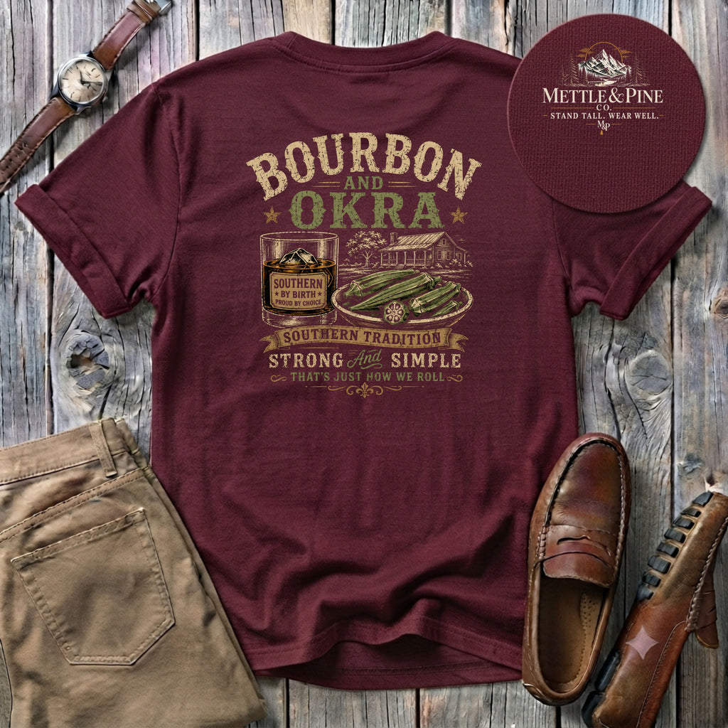 Southern Tradition Bourbon & Okra F/B T-Shirt