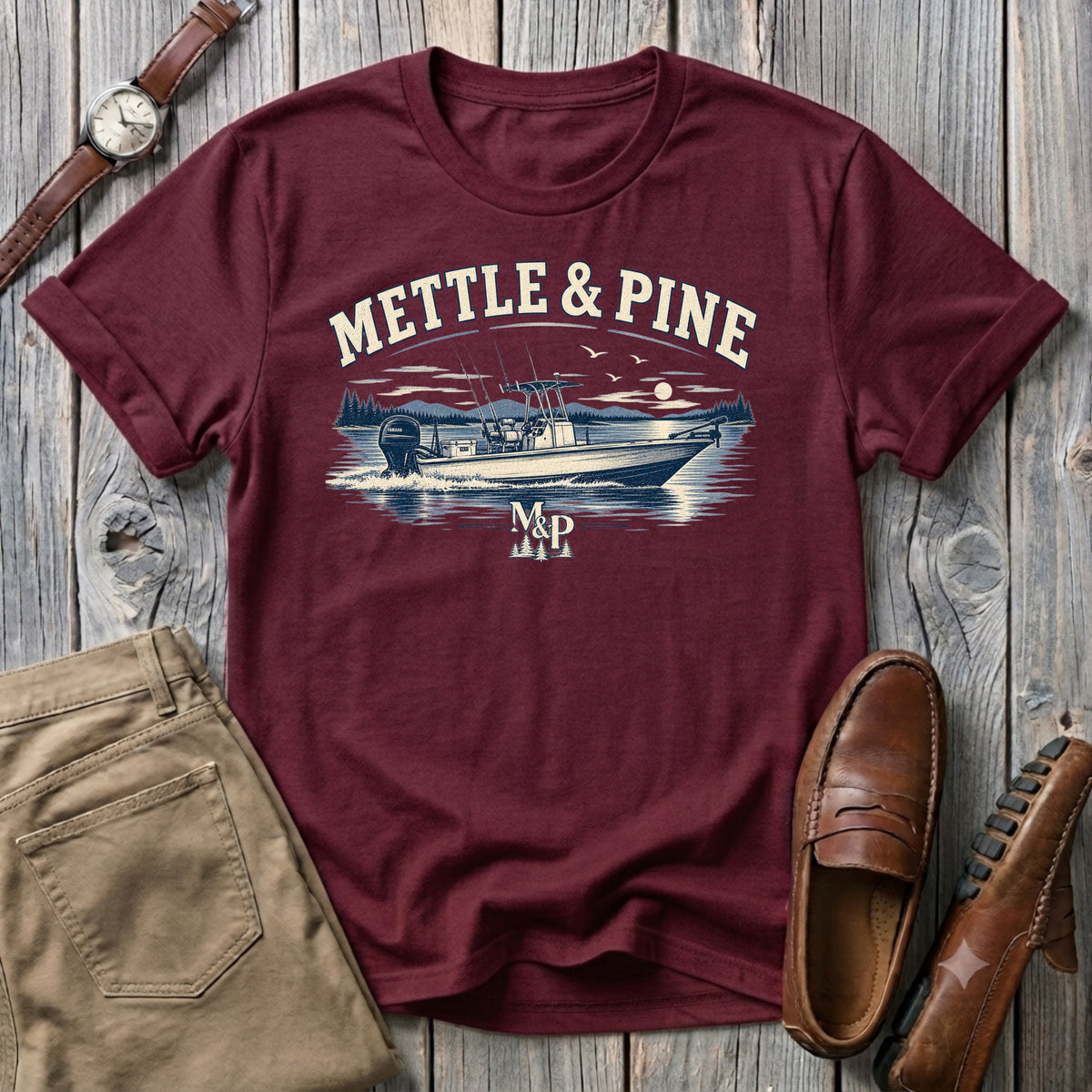 Mettle & Pine Co. Fishing T-Shirt