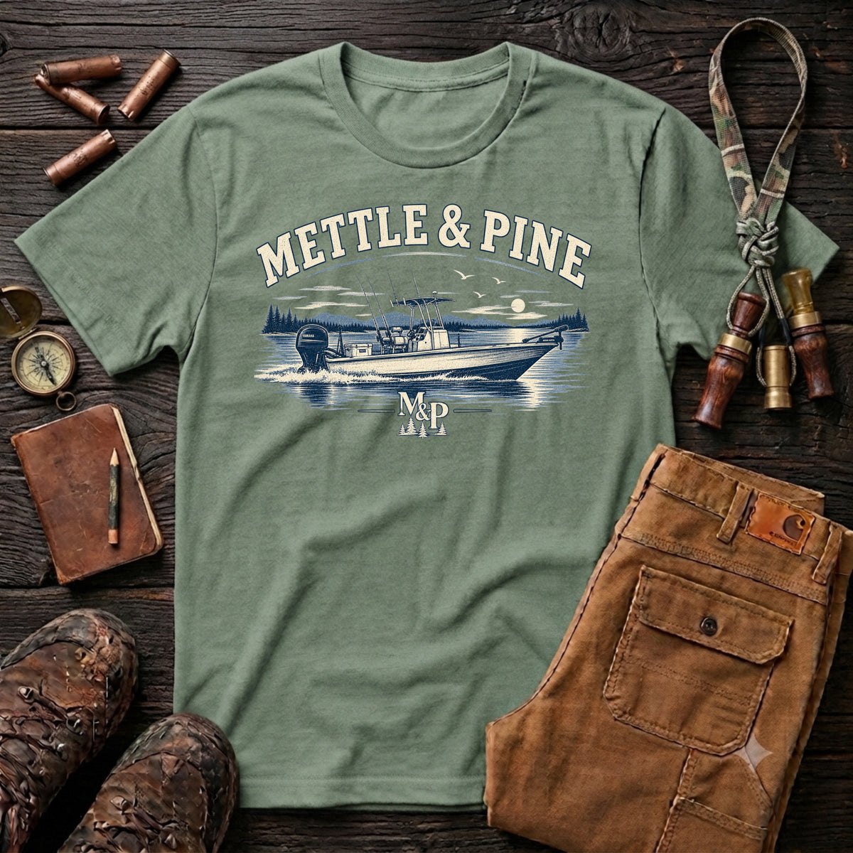 Mettle & Pine Co. Fishing T-Shirt