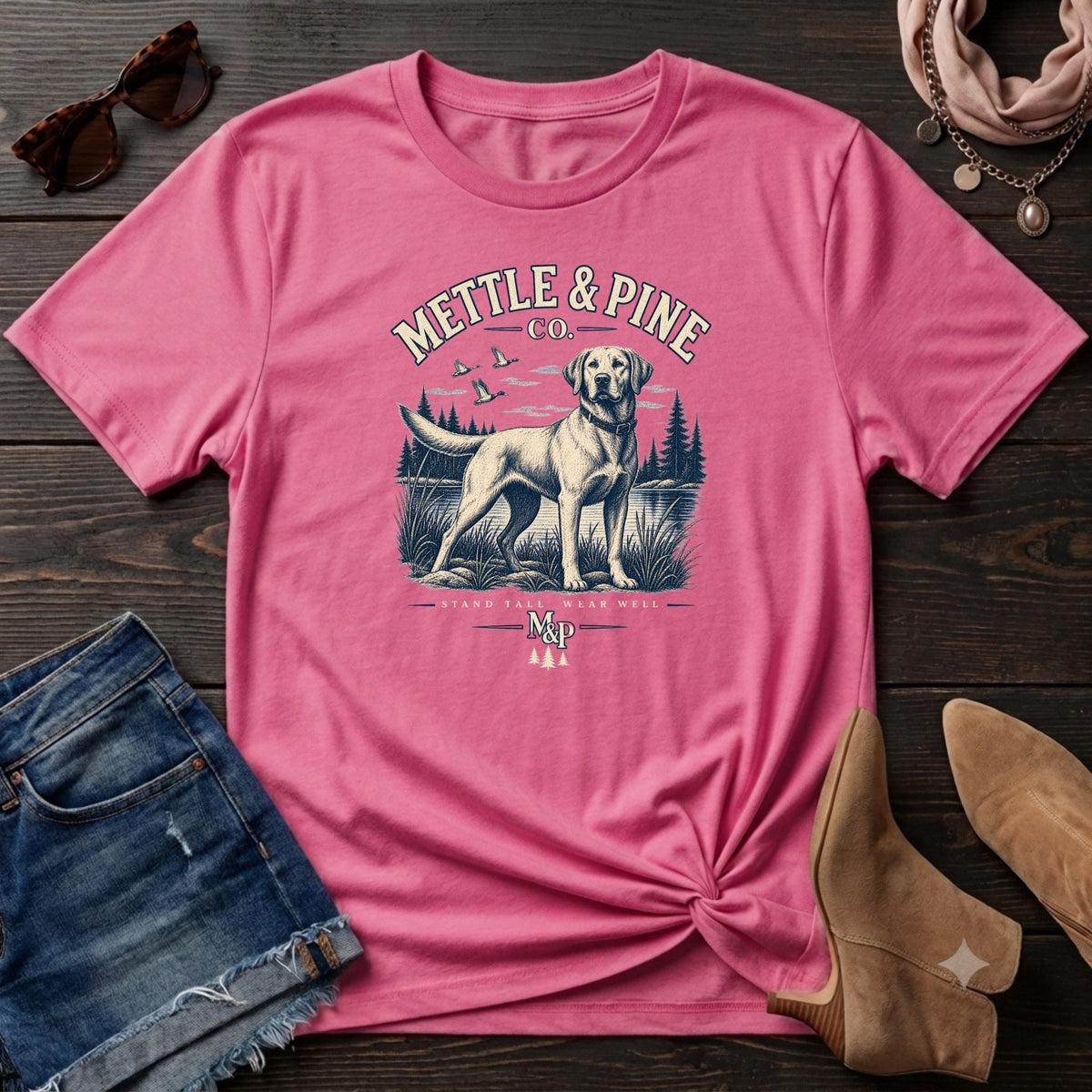 Mettle & Pine Co Yellow lab T-Shirt