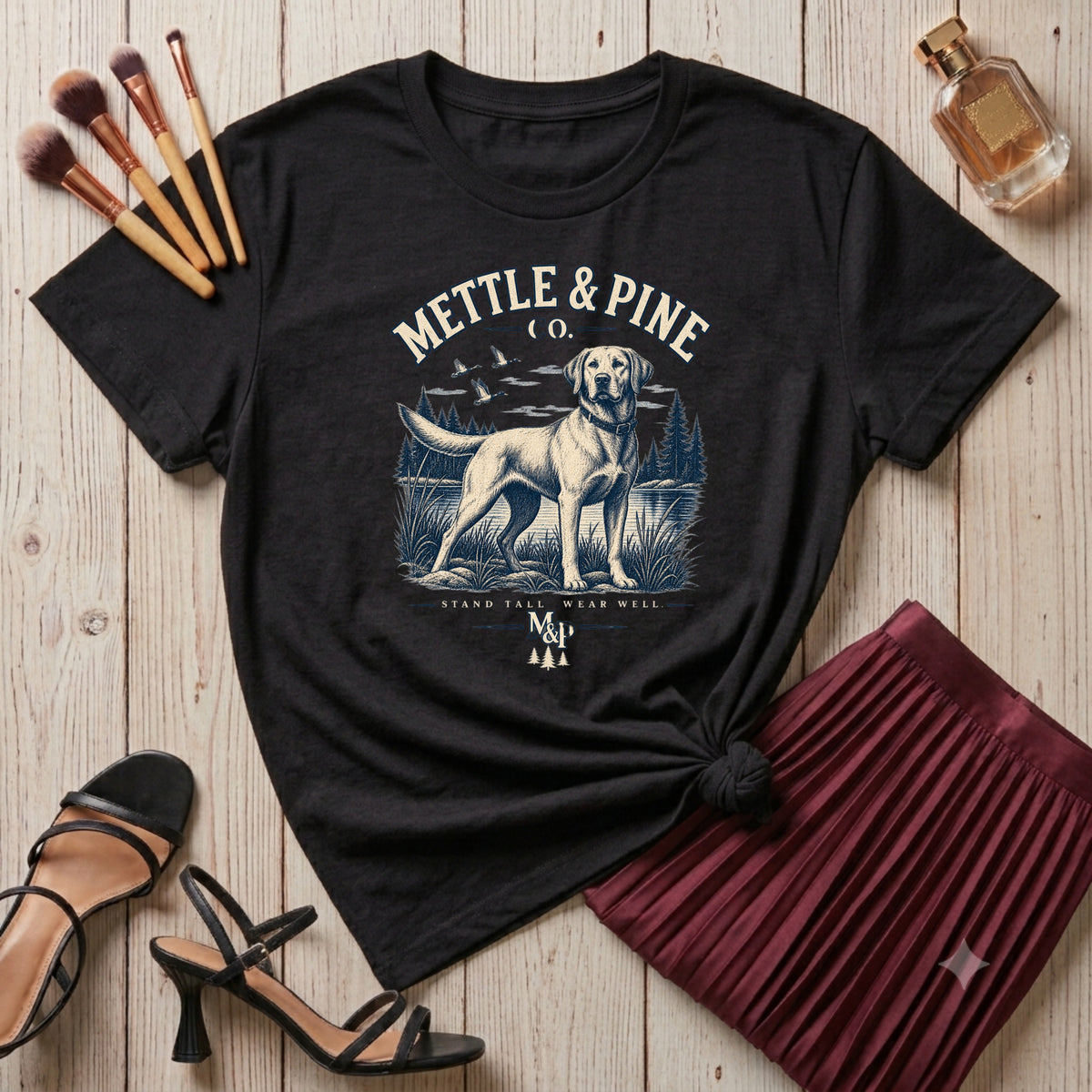 Mettle & Pine Co Yellow lab T-Shirt