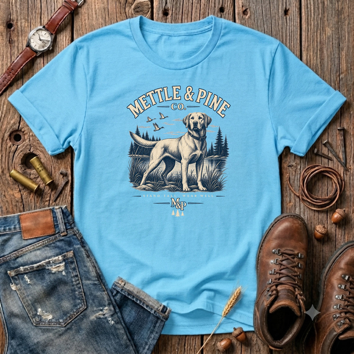 Mettle & Pine Co Yellow lab T-Shirt