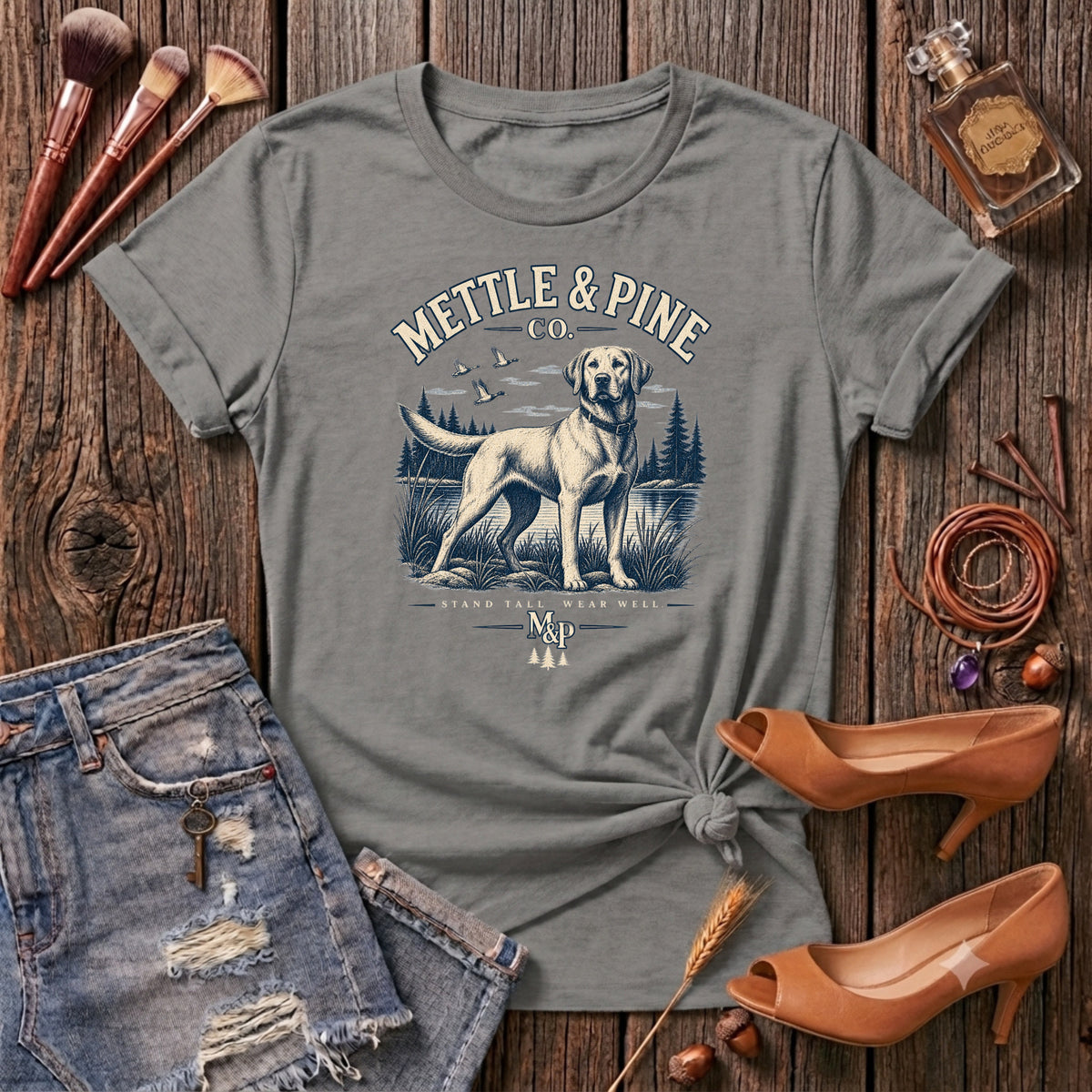 Mettle & Pine Co Yellow lab T-Shirt