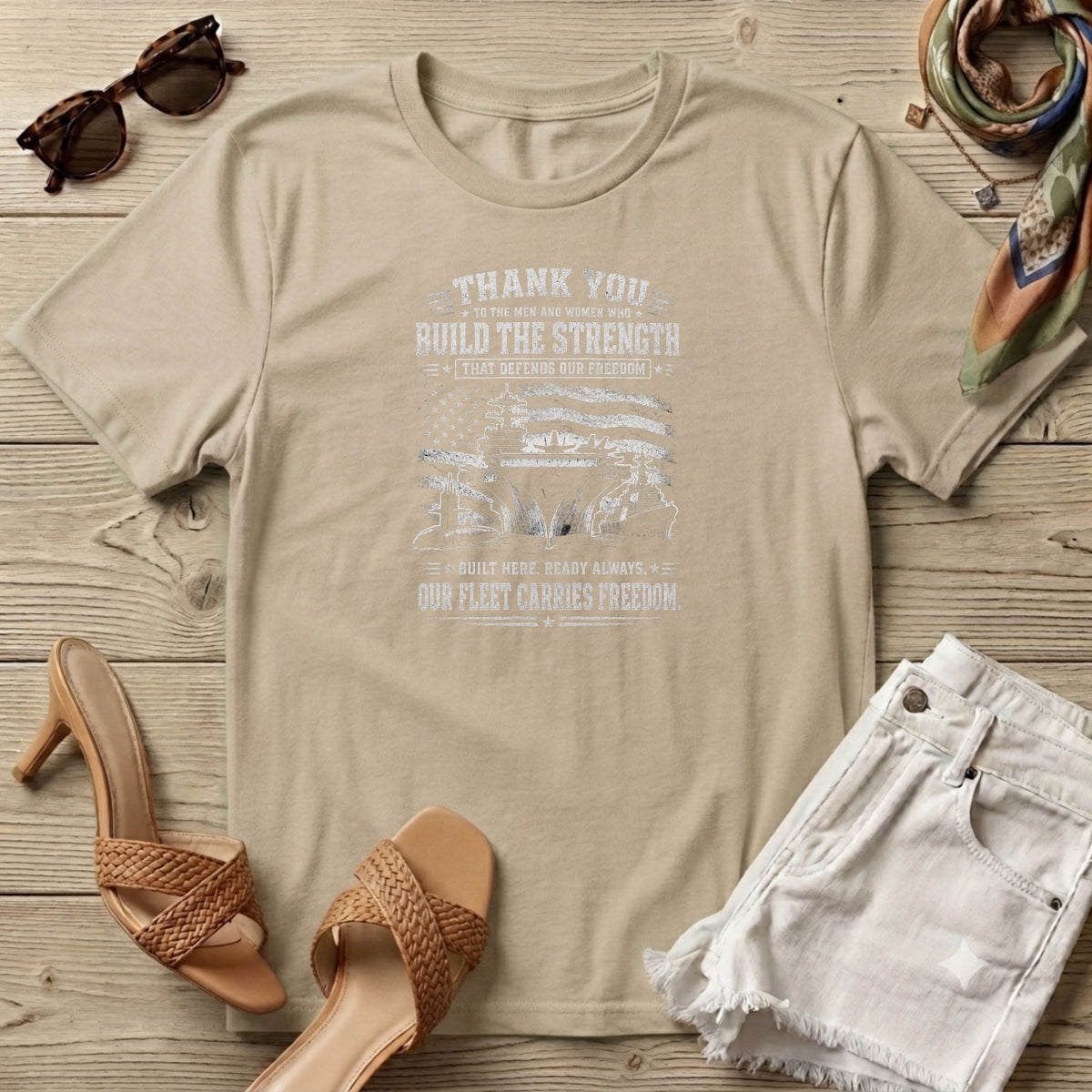 Freedom - Thank you Shipbuilders T-Shirt