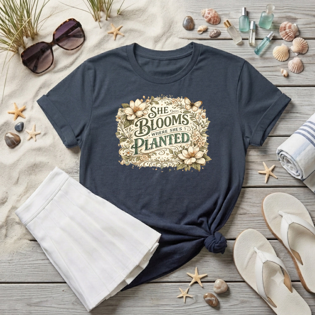 She blooms where she's planted T-Shirt