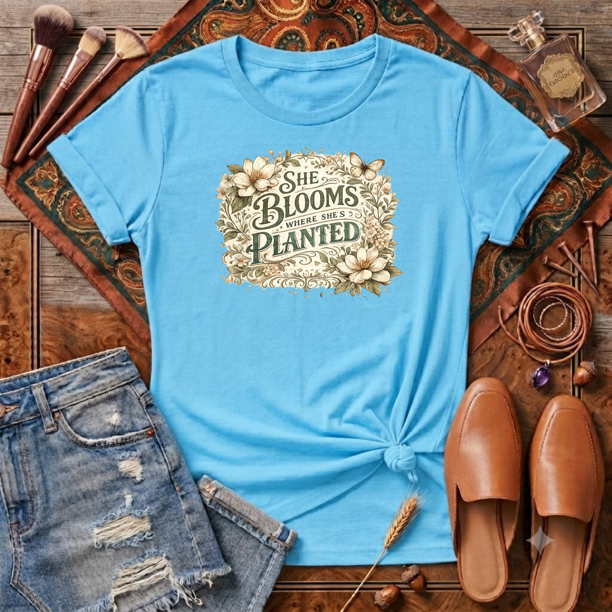 She blooms where she's planted T-Shirt