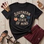 Southern State of Mind Peach Magnolia Palmetto T-Shirt