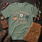Southern State of Mind Peach Magnolia Palmetto T-Shirt