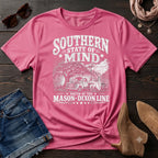 Southern State of Mind South of the Mason Dixon Line one color T-Shirt