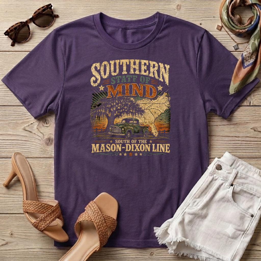 Southern State of Mind South of the Mason Dixon Line T-Shirt