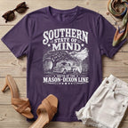 Southern State of Mind South of the Mason Dixon Line one color T-Shirt