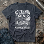 Southern State of Mind South of the Mason Dixon Line one color T-Shirt
