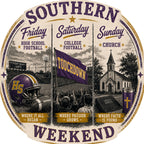 Southern Weekend Gold & Purple F/B T-Shirt