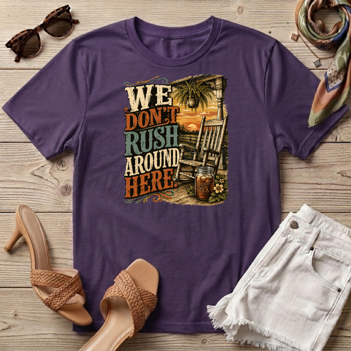 We Don't Rush Around Here T-Shirt